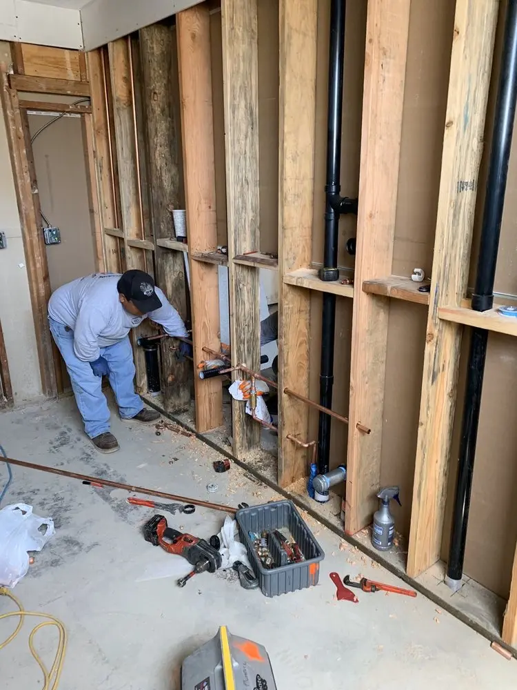 Commercial rough-in plumbing for Gas Line Repair in Aronimink